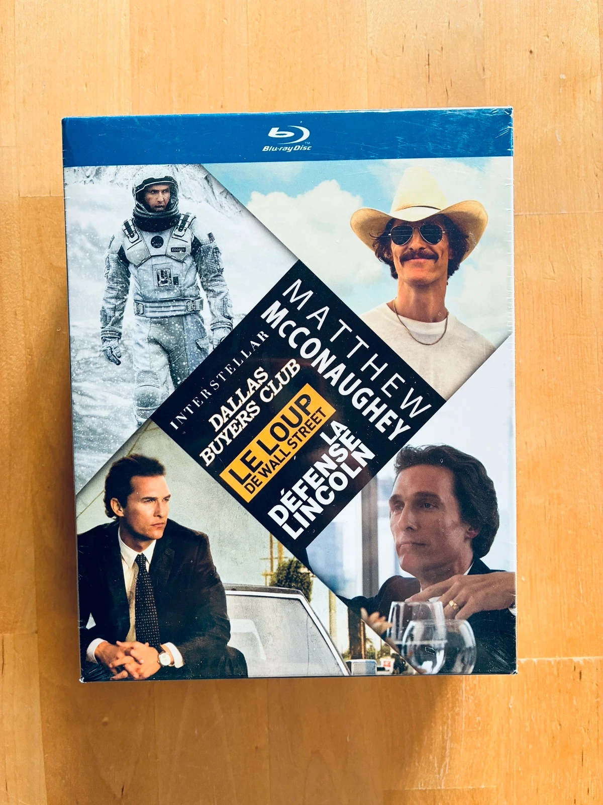 Coffret 4 Blu-ray Matthew McConaughey.